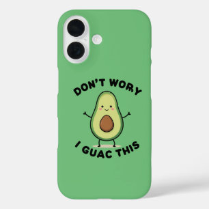 Coque Pour iPhone 16 Cute Cartoon Avocado