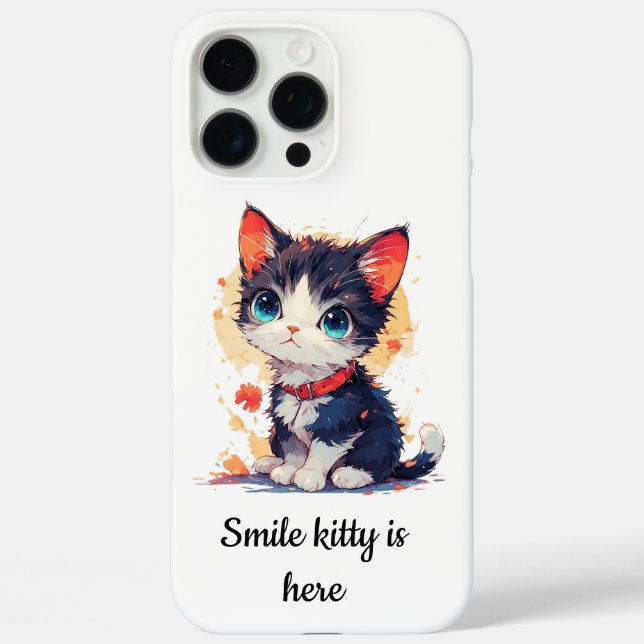 Coques Case-Mate iPhone Cute Cartoon Cat Phone Case (Verso)