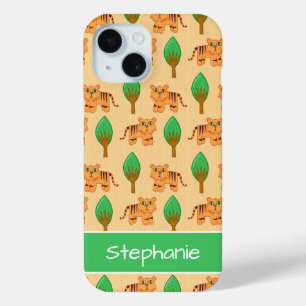 Coque Case-Mate iPhone Cute Cartoon Motif Tiger Personnalisé