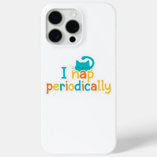 Coque Case-Mate iPhone Cute Cat "I Nap Periodically" Funny Cat Lover Gif