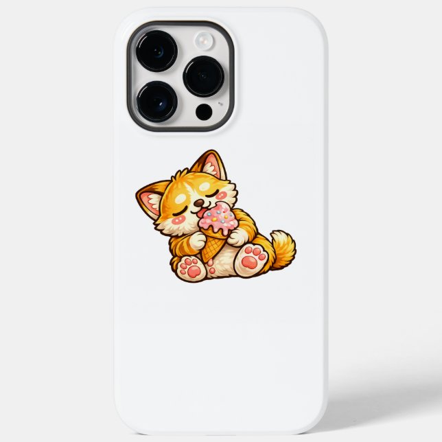 Coques Case-Mate iPhone Cute Cat Ice Cream (Verso)