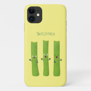 Case-Mate iPhone Case Cute céleri bâtons trio caricature légumes
