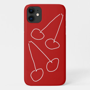Case-Mate iPhone Case Cute cerise simple minimaliste