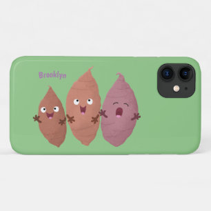 Case-Mate iPhone Case Cute chantant des patates douces caricaturales lég