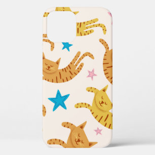 Case-Mate iPhone Case Cute chats sans soudure motif avec étoiles drague