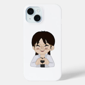 Coque Case-Mate iPhone Cute Chibi Heart Hands iPhone Case