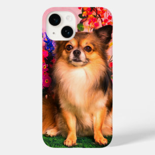 Coque Case-Mate iPhone Cute Chihuahua Amide Spring Flowers