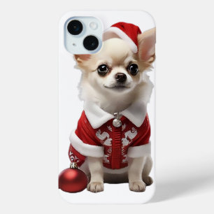 Coque Case-Mate iPhone Cute Chihuahua Père Noël