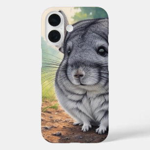 Coque Pour iPhone 16 Cute Chinchilla