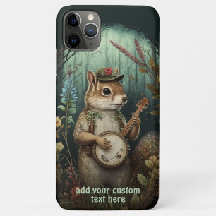 Case-Mate iPhone Case Cute Chipmunk Banjo Fleur sauvage Cottagecore Pers