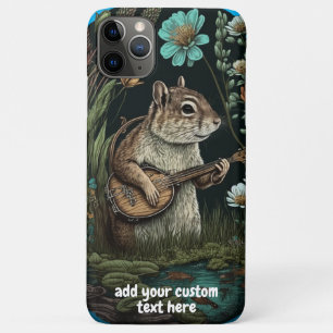 Case-Mate iPhone Case Cute Chipmunk Banjo Fleur sauvage Cottagecore Pers