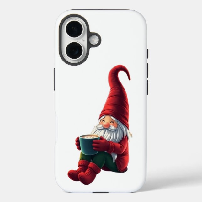 Coques Case-Mate iPhone Cute Christmas gnome  (Verso)