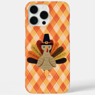 Coque iPhone 16 Pro Max Cute, classique/vintage Thanksgiving Turquie