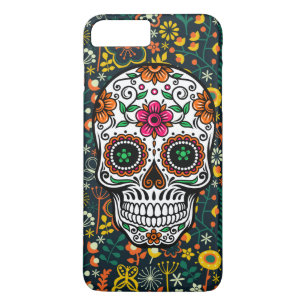 Coque Case-Mate Pour iPhone Cute Colorée Fleurs Rétro Crâne de sucre