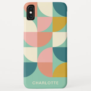 Case-Mate iPhone Case Cute Colorée Motif géométrique Turquoise Personnal