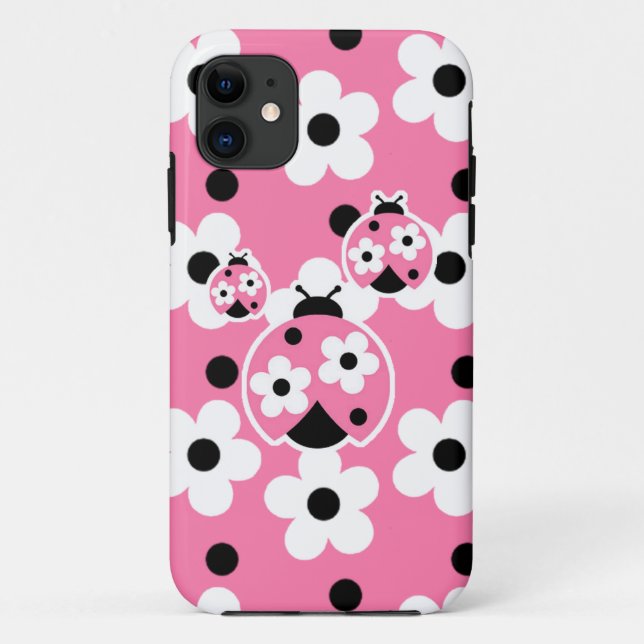 Coques Case-Mate iPhone Cute Comme Un Bogue (Rose) (Dos)