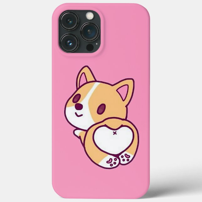 Coques Case-Mate iPhone Cute Corgi Puppy Love (Verso)