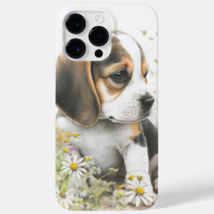 COQUE Case-Mate iPhone CUTE COULEUR D'EAU BROWN ET BLANC BEAGLE POPPY CHI