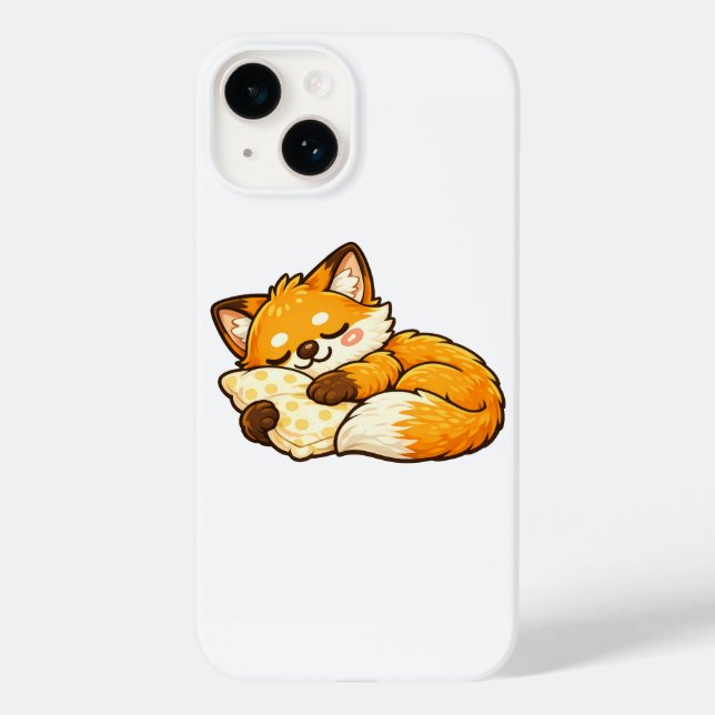 Coques Case-Mate iPhone Cute Cozy Sleeping Fox (Verso)
