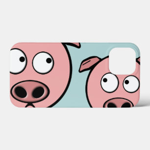 Etui iPhone 13 Mini Cute Curious Pigs