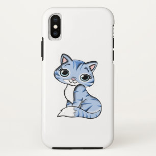 Case-Mate iPhone CASE CUTE CUT SOURIANT CUISINE BLEU SKY AUX YEUX BLEUS.