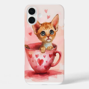 COQUE POUR iPhone 16 PLUS CUTE CUTE CUTERCOLOR CUISINE ASSIS DANS TASSE DE T