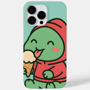 Coque Case-Mate iPhone Cute Dinosaur Manger Crème de glace - Cas de télép
