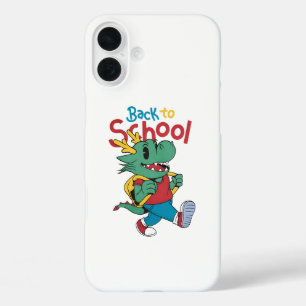 Coque Pour iPhone 16 Plus Cute Dragon Retour à l'art scolaire