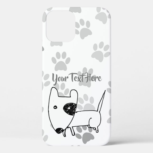 Coques Case-Mate iPhone Cute English Bull Terrier (Verso)