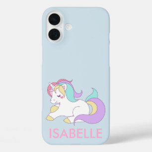 Coque Pour iPhone 16 Plus Cute Equestria Rainbow Unicorn