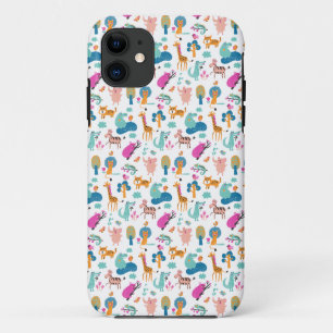Case-Mate iPhone Case Cute et colorée Jungle Animaux Motif