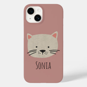 Coque Case-Mate iPhone Cute face de chat Whimsical