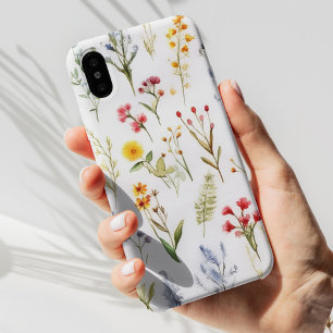 Coque Case-Mate iPhone Cute Fleur sauvage Aquarelle Florale moderne Botan