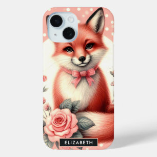 Coque Case-Mate iPhone Cute Floral Baby Fox