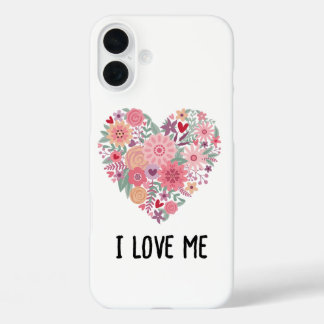 Coque Pour iPhone 16 Plus cute flower heart phone case