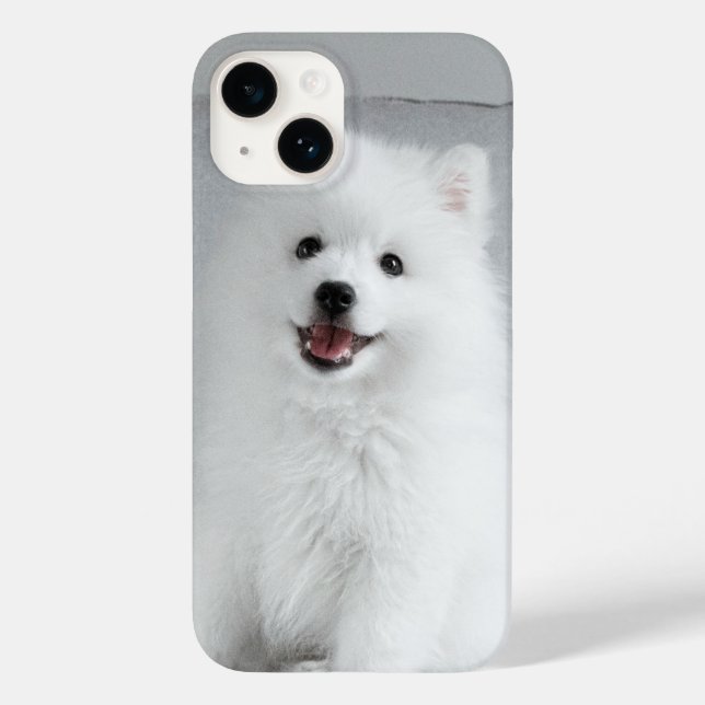 Coques Case-Mate iPhone Cute Fluffy Japonais Spitz Puppy (Verso)