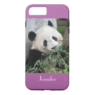 Coque Case-Mate iPhone Cute Giant Panda, Purple, Radiant Orchid, Name
