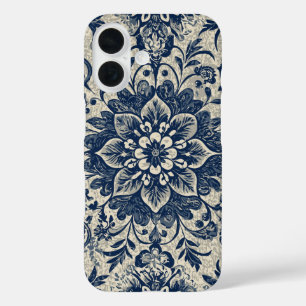 Coque Pour iPhone 16 Cute Girl Floral Art Nouveau Design