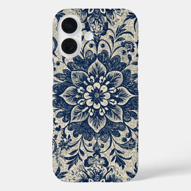 Coques Case-Mate iPhone Cute Girl Floral Art Nouveau Design (Verso)