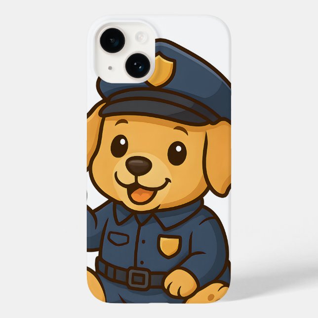 Coques Case-Mate iPhone Cute Golden Retriever Police Téléphone Case Tous l (Verso)