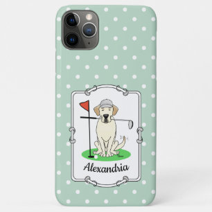 Case-Mate iPhone Case Cute Golf Yellow Labrador Retriever Chien