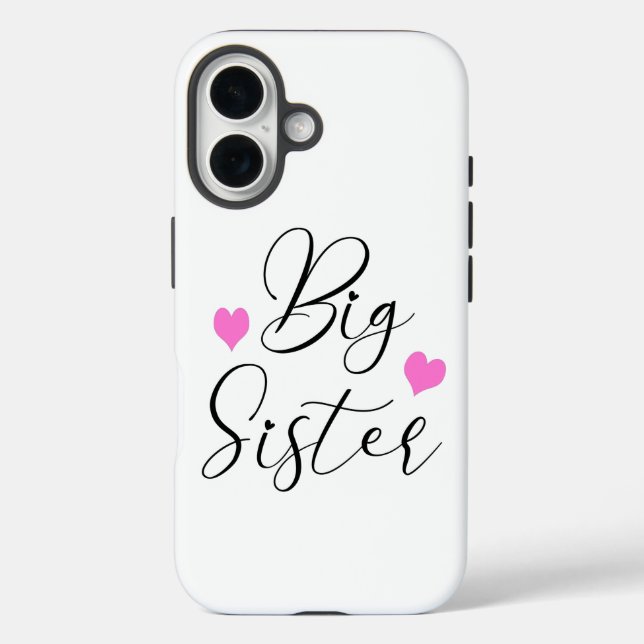 Coques Case-Mate iPhone Cute Grande Soeur (Verso)