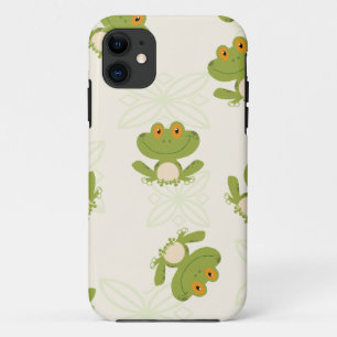 Coques Pour iPhone Cute Green Frog
