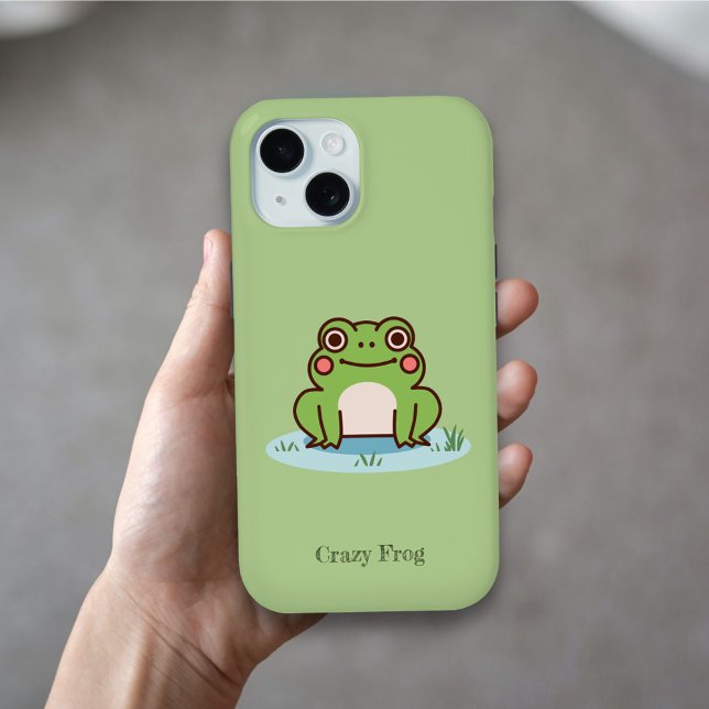 Coques Case-Mate iPhone Cute grenouille verte (Cute Frog Case)