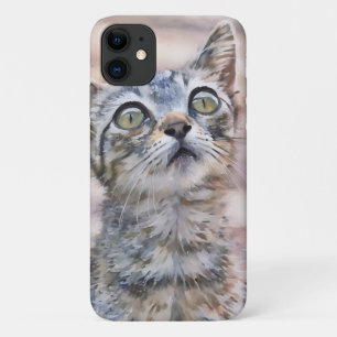 Case-Mate iPhone Case Cute Grey Tabby Kitten Téléphone d'art