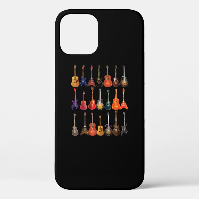 Coques Case-Mate iPhone Cute Guitar Rock and Roll Musical Instruments (Verso)