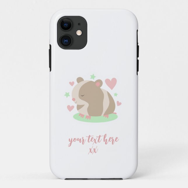 Coques Case-Mate iPhone Cute Hamster (Dos)