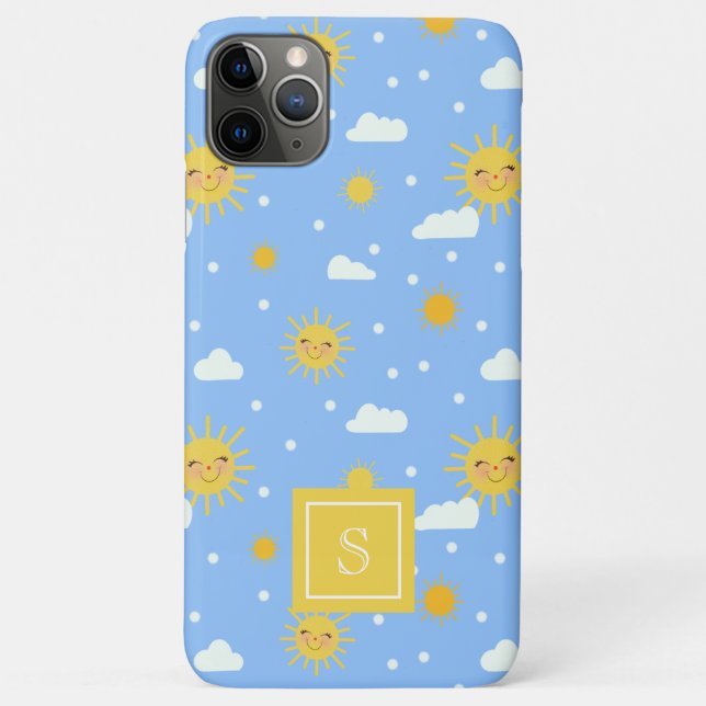 Coques Case-Mate iPhone Cute Happy Sunshine Sky Motif (Dos)
