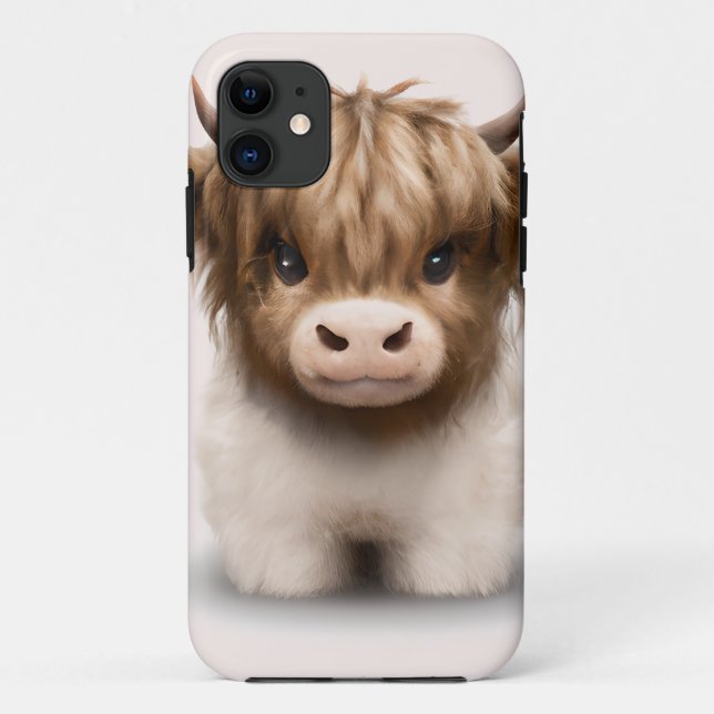 Coques Case-Mate iPhone Cute Highlands Scottish Cow (Dos)