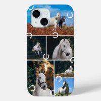 Cute Horsehoes Horse Photo Collage